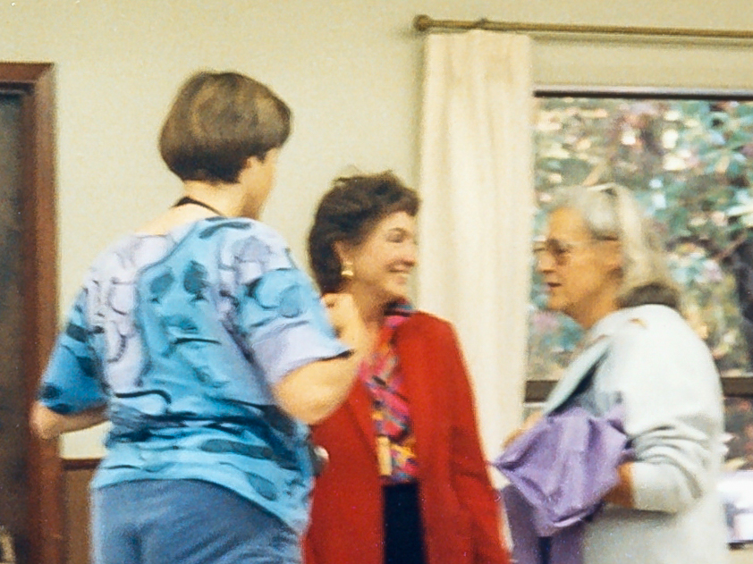 1988 Penny & Lorraine with Clotilde